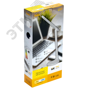 Светильник LIGHTING светодиодный настольный 2013 9Вт на подставке диммер ночник белый - фото 2