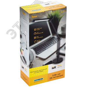 Светильник LIGHTING светодиодный настольный 2018 5Вт на подставке черный - фото 2