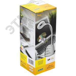 Светильник LIGHTING светодиодный настольный 2029 5Вт карман диммер белый - фото 2