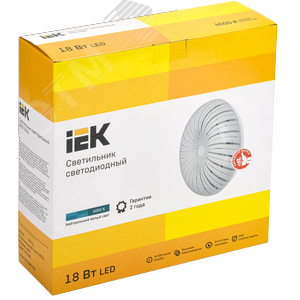 Светильник светодиодный ДПБ 2006 18Вт IP20 4000К круг белый - фото 2