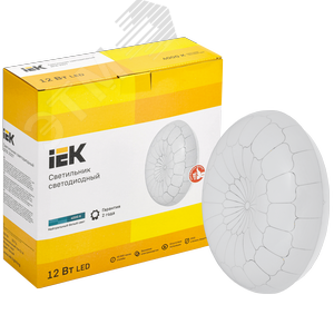 Светильник светодиодный ДПБ 2007 12Вт IP20 4000К круг белый - фото 3