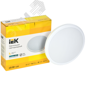 Светильник светодиодный ДПБ 3003 18 Вт IP54 4000K круг белый - фото 3