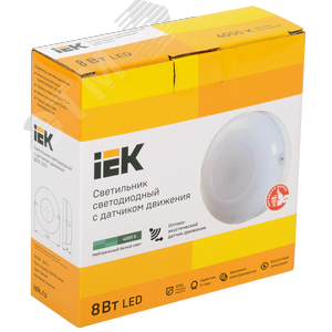 Светильник светодиодный ДПО 1001 8Вт 4000K IP54 с акустическим датчиком - фото 3