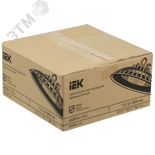 Светильник ДСП 3004 PRO 100Вт 60гр 6500К IP65 алюминий - фото 2