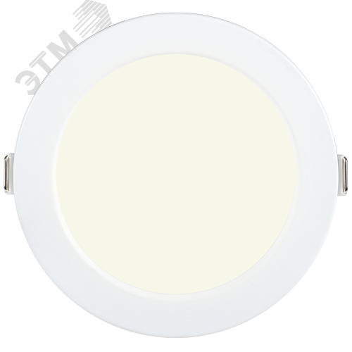 Светильник декоративный светодиодный LED встраиваемый ДВО 1611 белый круг 7Вт 4000К IP20 - фото 2