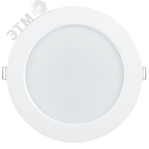 Изображение товара Светильник даунлайт светодиодный встраиваемый ДВО 1613 белый круг 12Вт 4000К IP20 (шт)