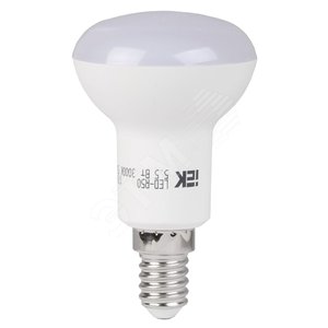 Лампа светодиодная LED зеркальная 5.5вт E14 R50 белый