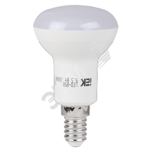 Лампа светодиодная LED зеркальная 5.5вт E14 R50 тепло-белый