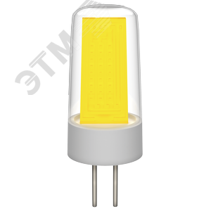Лампа светодиодная COB капсула 3Вт 230В 4000К керамика G4 - фото 2