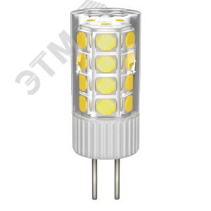 Лампа светодиодная CORN капсула 3,5Вт 230В 3000К керамика G4 - фото 2
