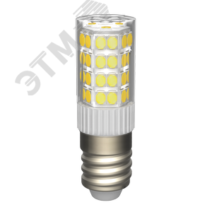 Лампа светодиодная CORN капсула 5Вт 230В 4000К керамика E14 - фото 2