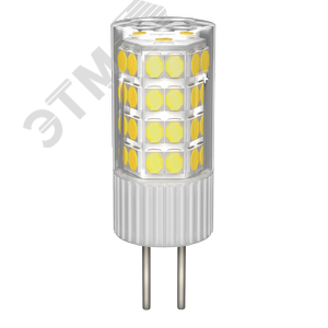 Лампа светодиодная CORN капсула 5Вт 12В 3000К керамика G4 - фото 2
