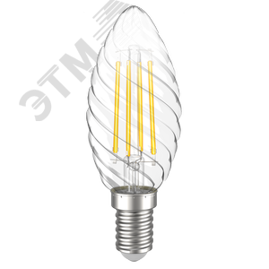 Лампа светодиодная CT35 свеча витая прозрачная 7Вт 230В 4000К E14 серия 360° IEK LLF-CT35-7-230-40-E14-CL IEK - 3