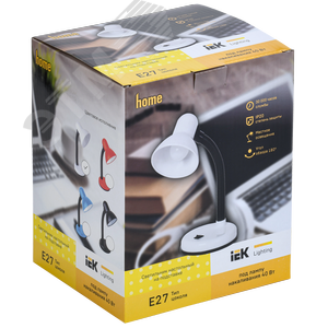 Светильник настольный 1002 на подставке Е27 белый - фото 2