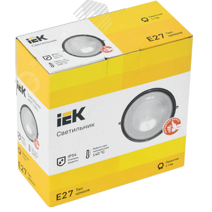 Светильник НПП1301 черный/круг 60 Вт IP54 - фото 2