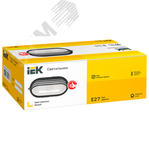 Светильник НПП1407 белый/овал ресничка 60 Вт IP54 - фото 2