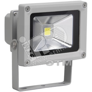 Прожектор СДО 01-10 светодиодный серый чип IP65 IEK