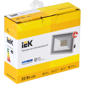 Прожектор светодиодный СДО 06-20 IP65 6500K белый - фото 2