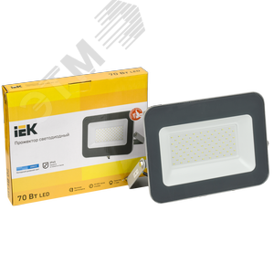 Прожектор СДО 07-70 светодиодный серый IP65 - фото 2