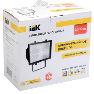 Прожектор ИО1000 галогенный черный IP54 - фото 2