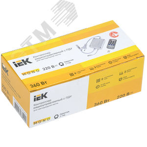 Контроллер с ПДУ ИК MONO 1 канал 220В 3А 360Вт - фото 3