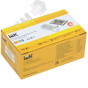 Контроллер с ПДУ ИК RGB 3 канала 12В 2А 72Вт - фото 3