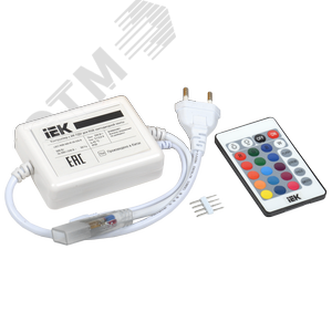 Контроллер с ПДУ ИК RGB 3 канала 220 В 1 А 500 Вт - фото 2