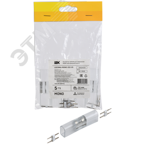 Коннектор 5 шт MONO 16 мм (разъем-разъем) - фото 3