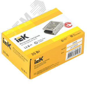 Драйвер LED ИПСН-PRO 25Вт 12 В блок - клеммы IP20 - фото 2