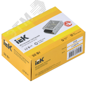 Драйвер LED ИПСН-PRO 30Вт 12 В блок - клеммы IP20 - фото 2