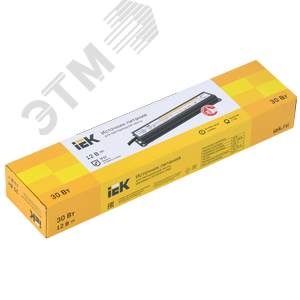 Драйвер LED ИПСН-PRO 30Вт 12 В блок- шнуры IP67 - фото 2