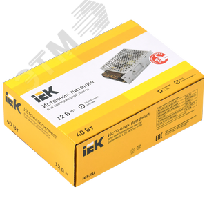 Драйвер LED ИПСН-PRO 40Вт 12 В блок - клеммы IP20 - фото 2