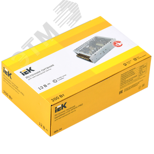 Драйвер LED ИПСН-PRO 200Вт 12 В блок - клеммы IP20 - фото 2