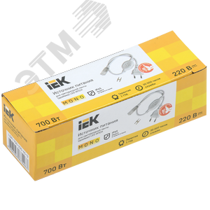 Драйвер LED ИПСН 700Вт 220В 12мм MONO IP65 - фото 2