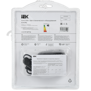 Комплект светодиодной лента 12В IP65 8Вт/м 24В IP20 60LED/м - фото 3