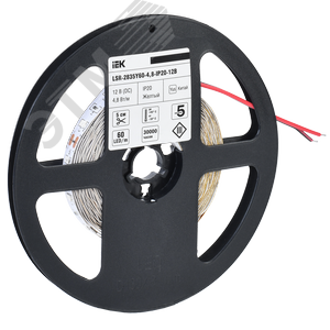 Лента светодиодная 5м LSR-2835Y60 4,8Вт/м 12В IP20 60LED/м - фото 2