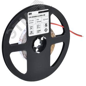 Лента светодиодная 5м LSR-2835G60 4,8Вт/м 12В IP20 60LED/м - фото 2