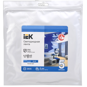Лента светодиодная 5м LSR-2835B60 4,8Вт/м 12В IP65 60LED/м - фото 3