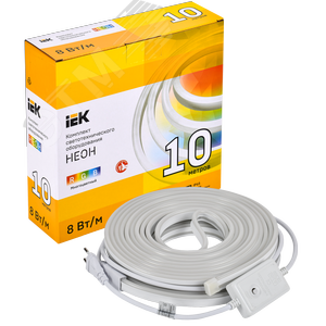 Комплект светодиодной ленты 10м LSR5-5050RGB60 с драйвером 8Вт/м 220В RGB IP65 60LED/м - фото 3