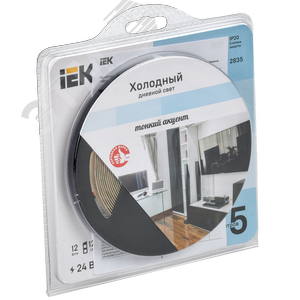 Лента светодиодная 5м LSR-2835W120 12Вт/м 24В IP20 120LED/м - фото 3