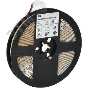 Лента светодиодная 5м LSR-5050W60 14,4Вт/м 24В IP20 60LED/м - фото 2
