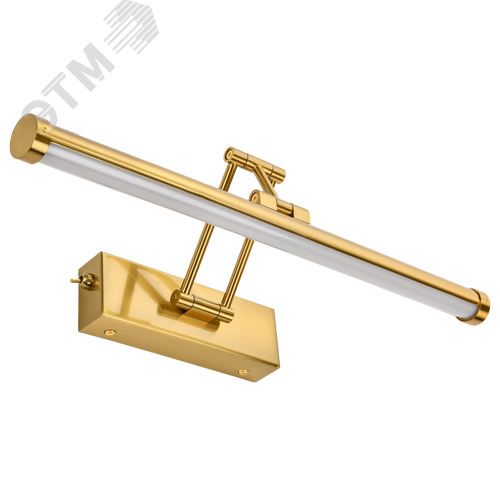 Светильник светодиодный 5115 настенный для подсветки картин и зеркал 8 Вт 4000К IP20 латунь - фото 2