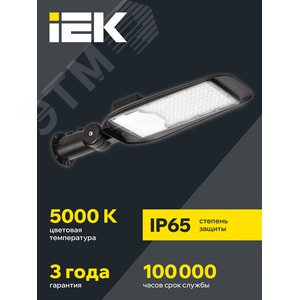 Светильник LED PRO консольный уличный ДКУ 1014-100Ш 5000К IP65 - фото 2