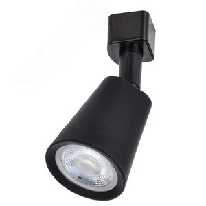 Светильник светодиодный трековый ДТО 1403 10 Вт 4000К однофазный 50град черный - фото 1