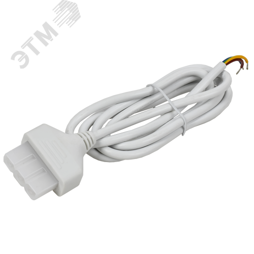 Кабель питания 1,5м белый для светильника LED линейного 1010 - фото 1