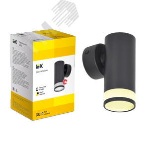 Светильник декоративный 4008 накладной настенный под лампу GU10 черный - фото 3