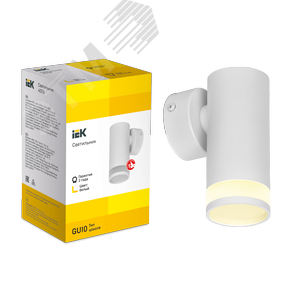 Светильник декоративный 4008 накладной настенный под лампу GU10 белый - фото 3