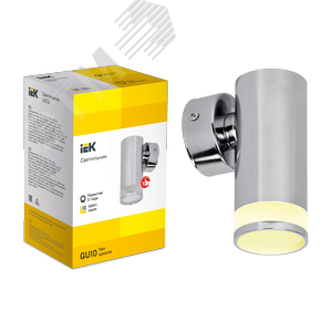 Светильник декоративный 4008 накладной настенный под лампу GU10 хром - фото 3