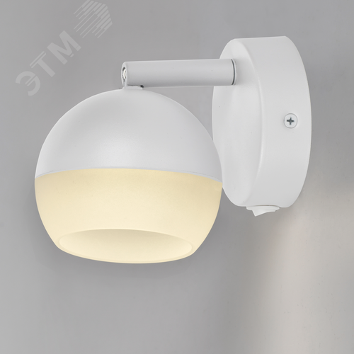 Светильник 4013 накладной настенный под лампу GX53 белый - фото 2