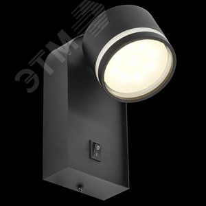 Светильник 4035 накладной настенный под лампу GX53 черный - фото 2